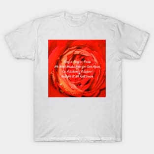 Ring a Ring o Roses With Background T-Shirt